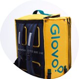 Geanta noua extensibila Glovo rucsac util si pt. Bolt Food Wolt Bringo Tazz